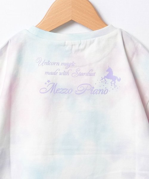 mezzo piano(メゾピアノ)/ユニコーン　タイダイプリント半袖Ｔシャツ/img03