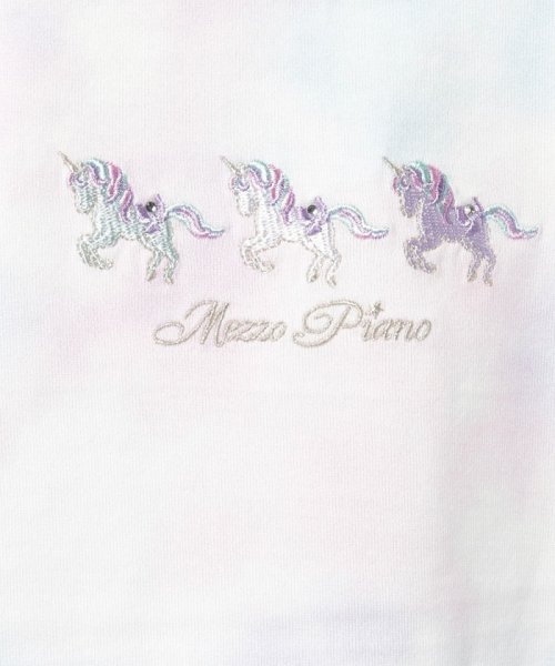 mezzo piano(メゾピアノ)/ユニコーン　タイダイプリント半袖Ｔシャツ/img05