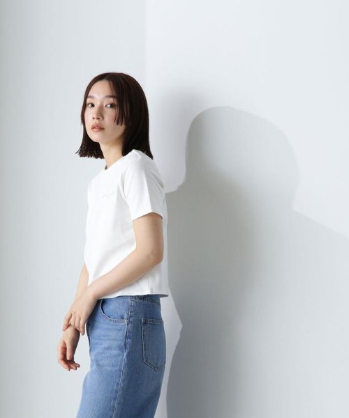 NATURAL BEAUTY BASIC(ナチュラルビューティーベーシック)/クラブロゴクロップドTシャツ/img14