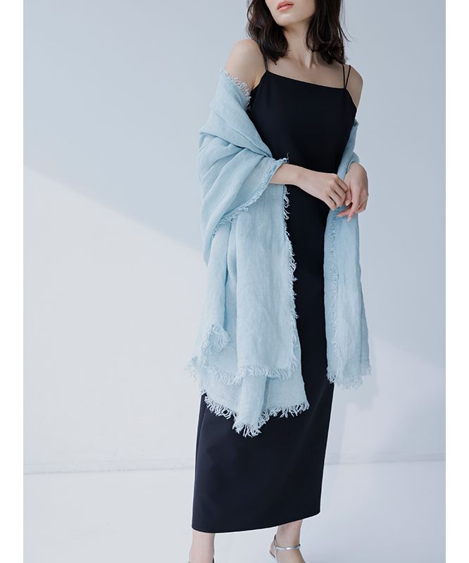 anuans ダブルストラップナローキャミワンピース S