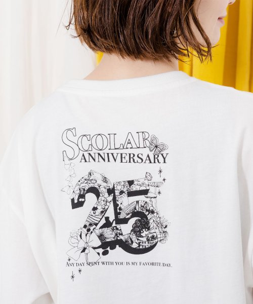 ScoLar(スカラー)/ScoLar25周年アニバーサリーロゴプリントTシャツ/img05