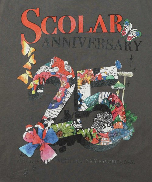 ScoLar(スカラー)/ScoLar25周年アニバーサリーロゴプリントTシャツ/img10