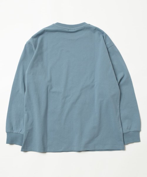GLAZOS(グラソス)/フロントグラフィティプリント長袖Tシャツ/img06