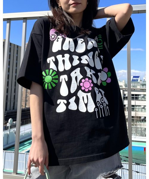 RAD CHAMP(ラッドチャンプ)/レトロヒッピービッグシルエットTシャツ/img02