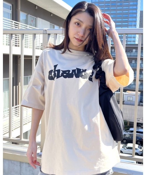 MODISH GAZE(モディッシュ ガゼ)/ビリヤード両面プリント ビッグシルエットTシャツ/img04