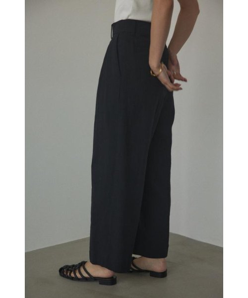 BLACK BY MOUSSY(ブラックバイマウジー)/cotton linen tuck pants/img02
