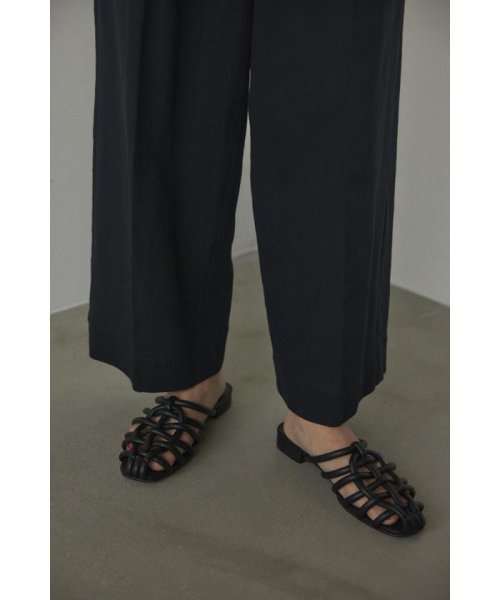 BLACK BY MOUSSY(ブラックバイマウジー)/cotton linen tuck pants/img07