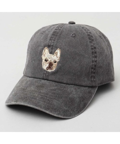 Besiquenti(ベーシックエンチ)/BASIQUENTI ベーシックエンチ キャップ ローキャップ 帽子 刺繍 ブルドッグ 犬 /img10