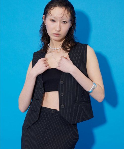 【THE PAUSE】コンパクトジレ THE PAUSE