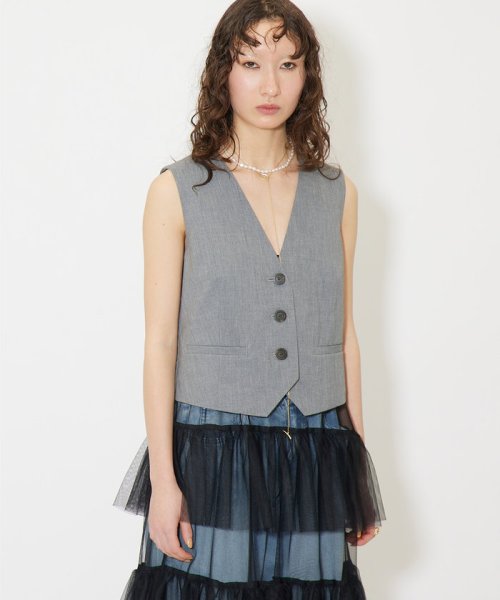 【THE PAUSE】コンパクトジレ THE PAUSE