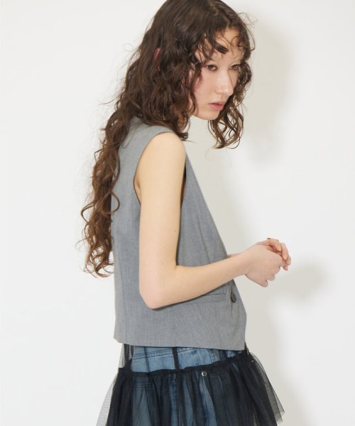 【THE PAUSE】コンパクトジレ THE PAUSE