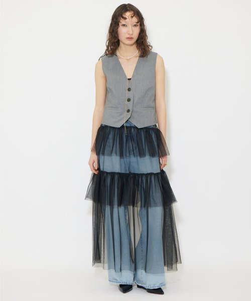 【THE PAUSE】コンパクトジレ THE PAUSE