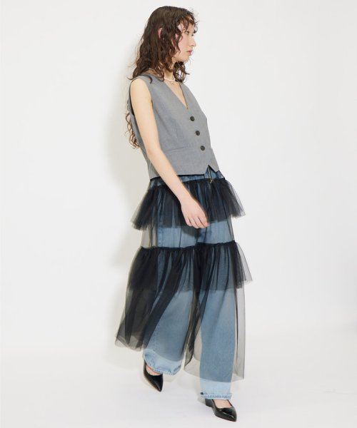 【THE PAUSE】コンパクトジレ THE PAUSE