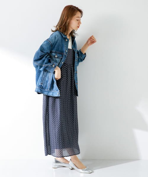 URBAN RESEARCH Sonny Label(アーバンリサーチサニーレーベル)/ドットバックリボンワンピース/img16