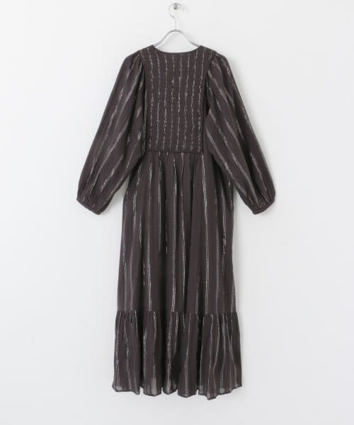 URBAN RESEARCH Sonny Label(アーバンリサーチサニーレーベル)/sara mallika　STRIPE SHIRRING LONG－SLEEVE DRESS/img05