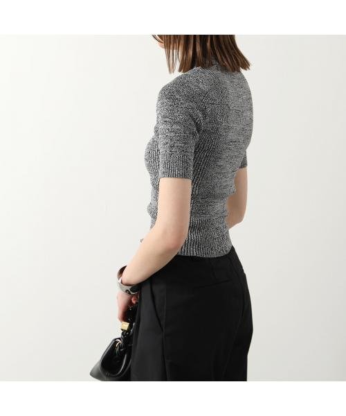 GANNI 半袖 ニット Melange Rib Short Sleeve Polo K2111 2565 人気・おすすめ｜売れ筋商品・話題商品におすすめ 品質チェック済み 安心配送 今月のおすすめ