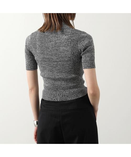 GANNI 半袖 ニット Melange Rib Short Sleeve Polo K2111 2565 人気・おすすめ｜売れ筋商品・話題商品におすすめ 品質チェック済み 安心配送 今月のおすすめ