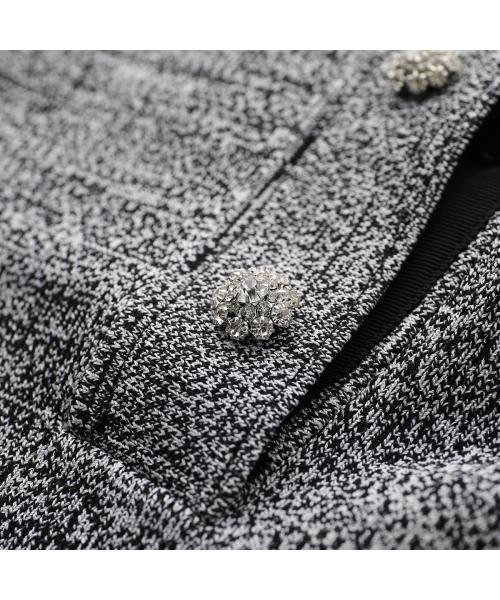 GANNI 半袖 ニット Melange Rib Short Sleeve Polo K2111 2565 人気・おすすめ｜売れ筋商品・話題商品におすすめ 品質チェック済み 安心配送 今月のおすすめ