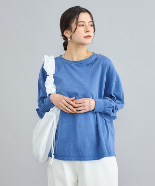 coen(coen)/ピグメントドッキング刺繍Tシャツ/img15