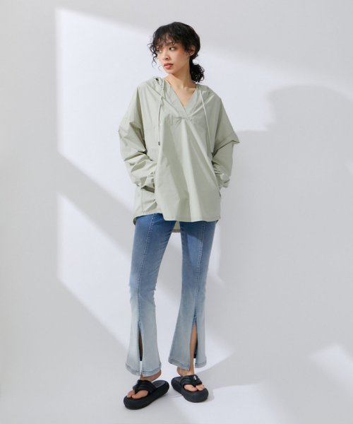 【水陸両用＆吸水速乾＆UV】ラッシュガードフーディ 