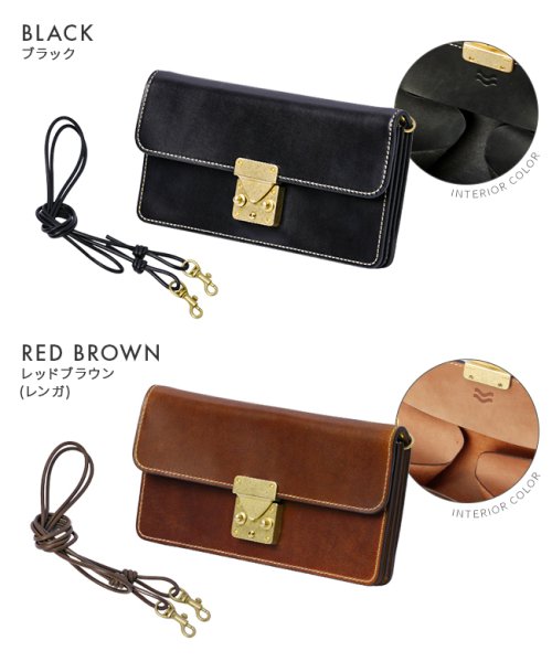 SLOW スロウ バッグ 財布 長財布 コードバン ショルダーウォレット ウォレットバッグ ポシェット 本革 馬革 SLOW Cordovan SO875P SLOW Cordovan