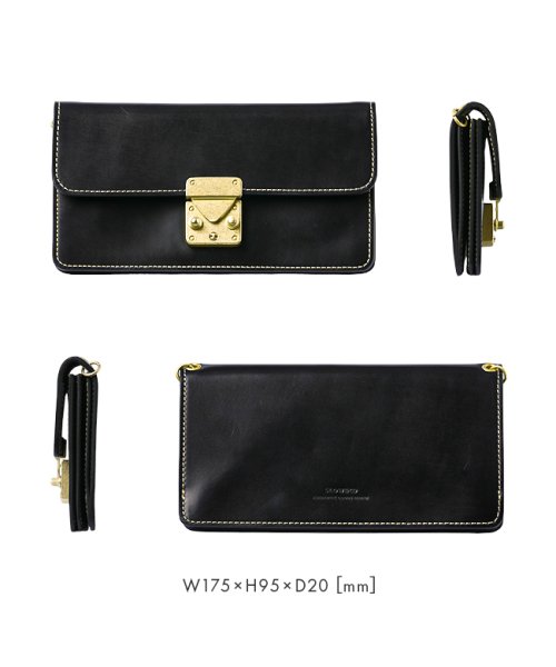 SLOW スロウ バッグ 財布 長財布 コードバン ショルダーウォレット ウォレットバッグ ポシェット 本革 馬革 SLOW Cordovan SO875P SLOW Cordovan