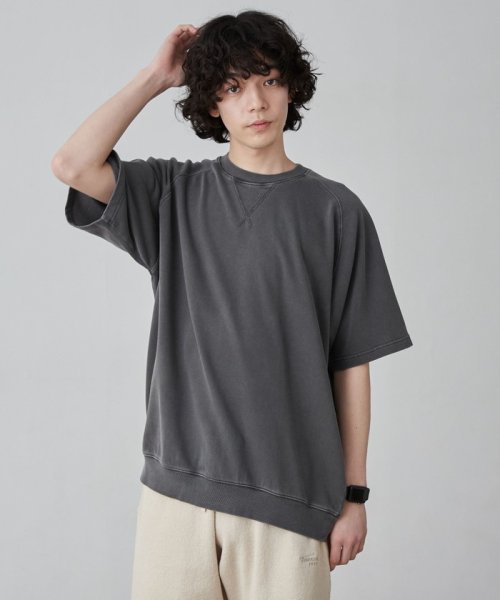 coen(coen)/ピグメントスウェットTシャツ/img01