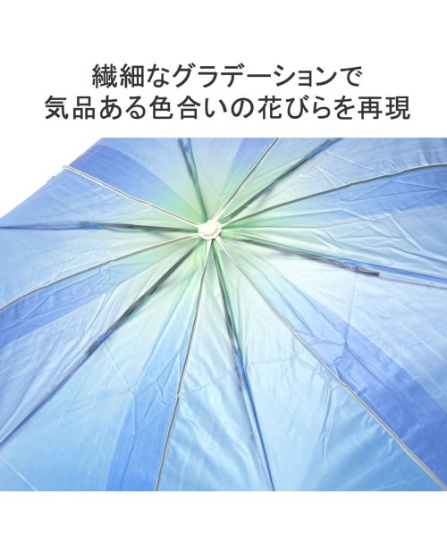 Wpc．(Wpc．)/Wpc. 折りたたみ傘  グラスファイバー ダブリュピーシー ワールドパーティー 雨傘 54cm 花柄 紫陽花アンブレラ mini PT－HY001－002/img04