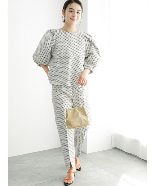 【松井愛莉着用】ドットジャカードペンシルパンツ（セットアップ可） 人気・おすすめ｜多用途・生活用品におすすめ 口コミ人気 即納 日本国内発送・信頼対応