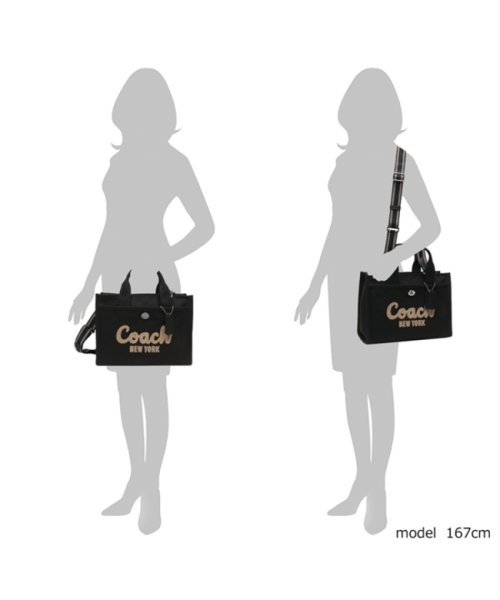 COACH(コーチ)/コーチ ハンドバッグ トートバッグ カーゴ ブラック レディース COACH CP158 LHBLK/img04