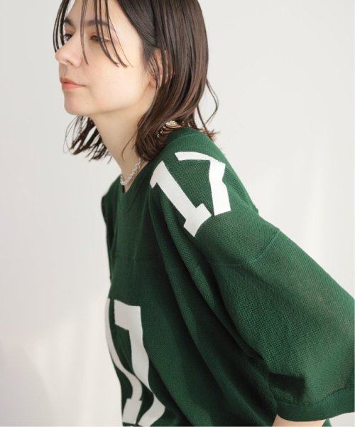 journal standard  L'essage (ジャーナルスタンダード　レサージュ)/【INSCRIRE /アンスクリア】Mesh Football Tee：カットソー/img01