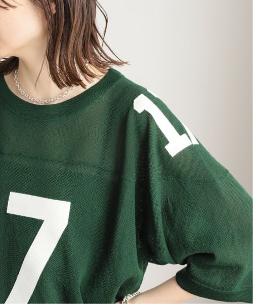 journal standard  L'essage (ジャーナルスタンダード　レサージュ)/【INSCRIRE /アンスクリア】Mesh Football Tee：カットソー/img02