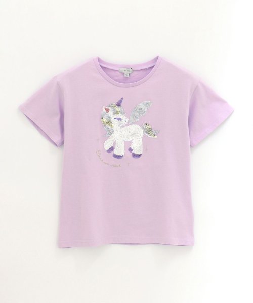anyFAM（KIDS）(エニファム（キッズ）)/ミラクルスパンコール 半袖 Tシャツ/img14