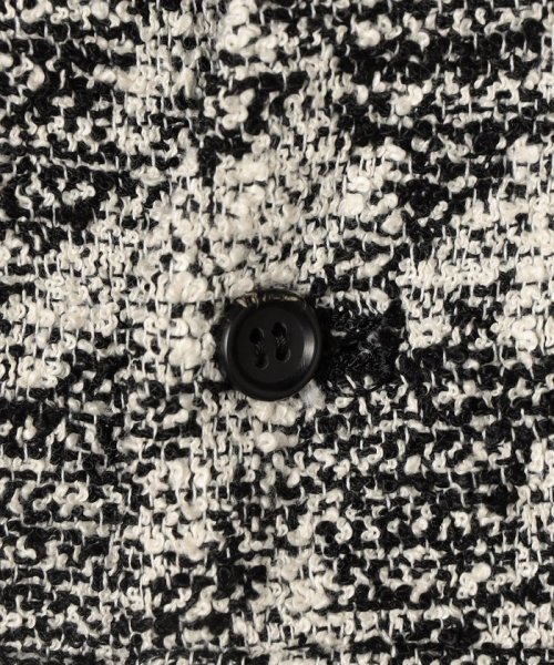 ハウンドトゥースブークレーツイード サロペット 