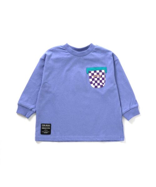 BREEZE(ブリーズ)/チェッカーポケットテープロゴTシャツ/img05