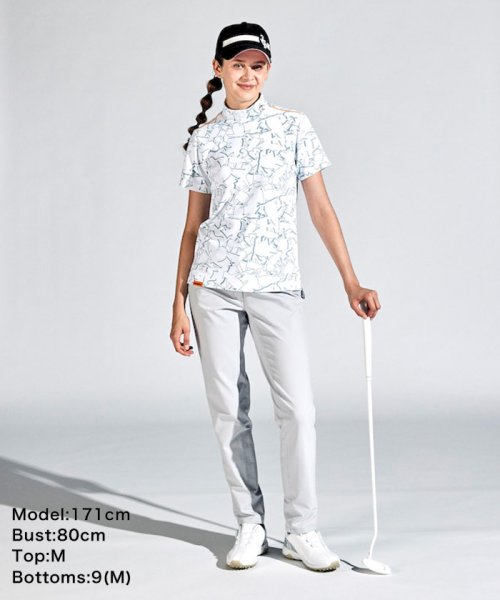 Munsingwear(マンシングウェア)/SUNSCREENペンギンプリントハイネック半袖シャツ/img10