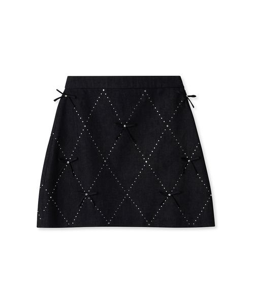 セール】【WEB限定カラー】[L.B CANDY STOCK]ビジューリボンミニ  