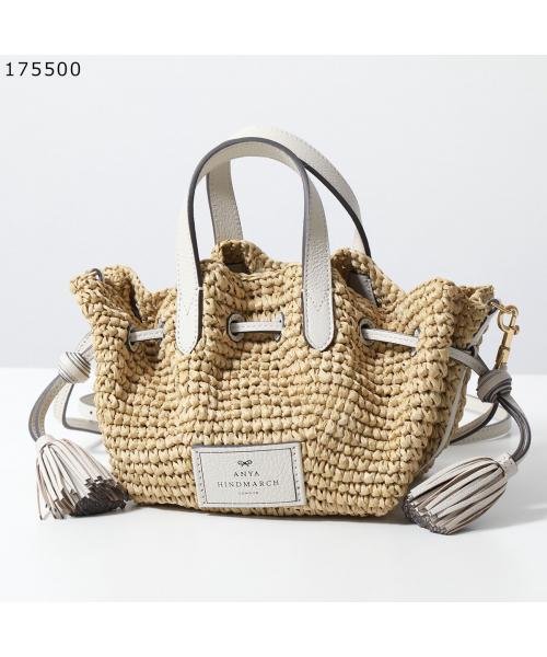 ANYA HINDMARCH(アニヤハインドマーチ)/ANYA HINDMARCH カゴバッグ 163545 ショルダーバッグ ラフィア/img06