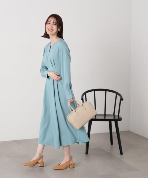 N Natural Beauty Basic(エヌナチュラルビューティベーシック)/ウエストタックキーネックワンピース《WEB限定商品》《S Size Line》/img52