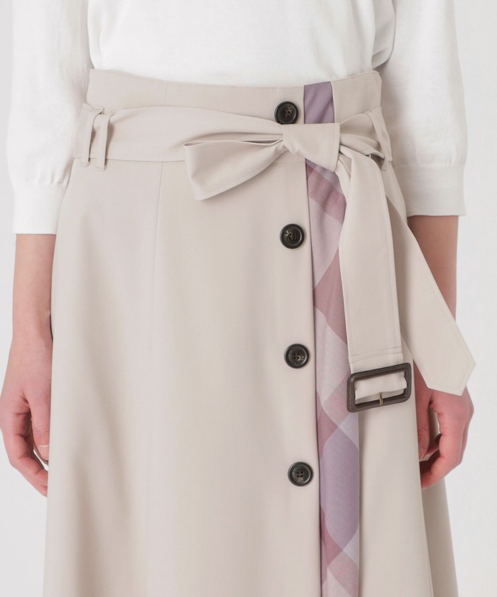 一部店舗限定】ファインツイルトレンチスカート(505937502