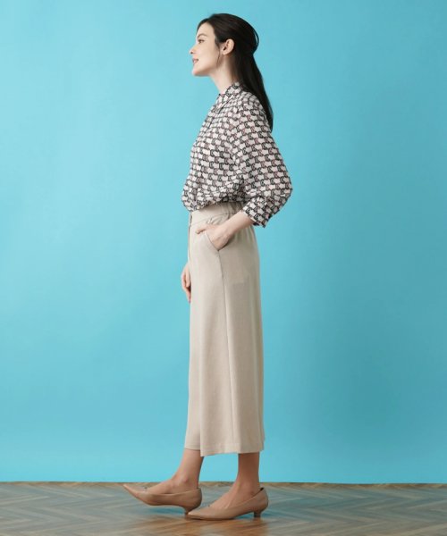 ワイドクロップドパンツ 