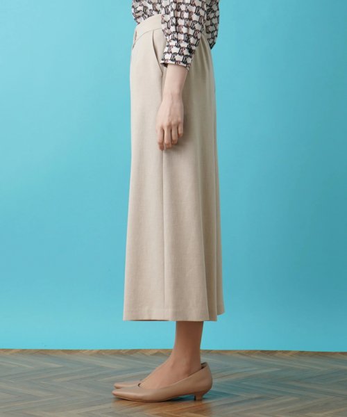 ワイドクロップドパンツ 