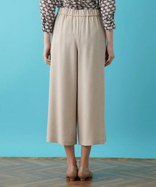 ワイドクロップドパンツ 
