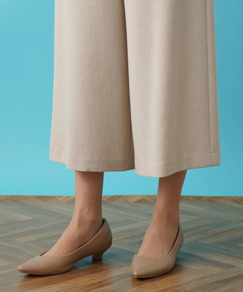 ワイドクロップドパンツ 