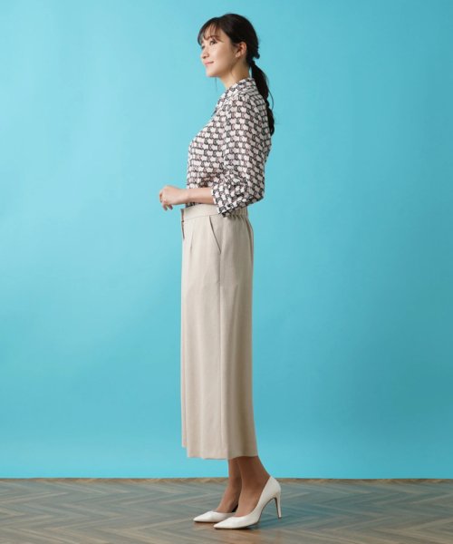 ワイドクロップドパンツ 