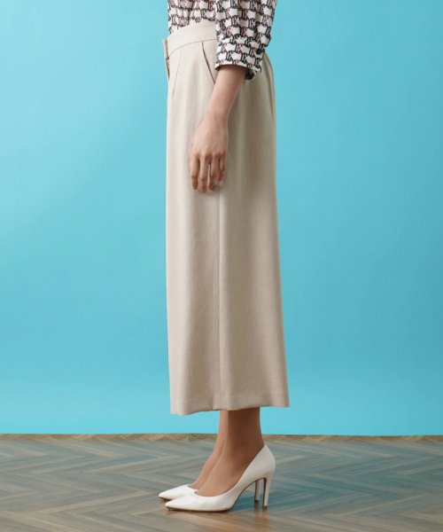 ワイドクロップドパンツ 