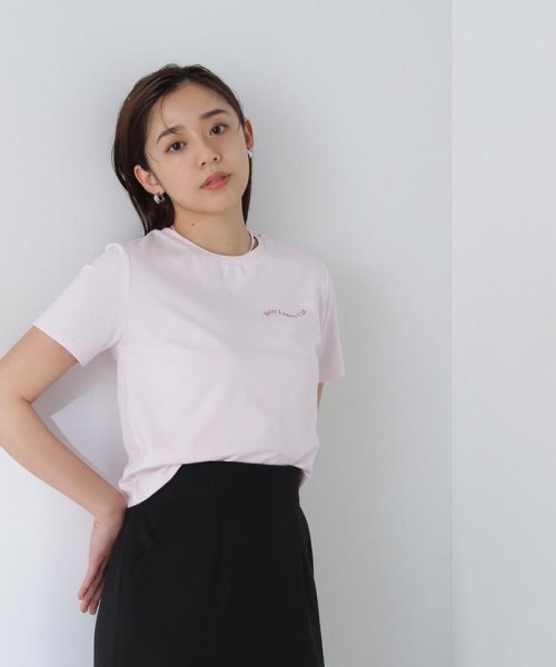 NATURAL BEAUTY BASIC(ナチュラルビューティーベーシック)/クラブロゴクロップドTシャツ/img24