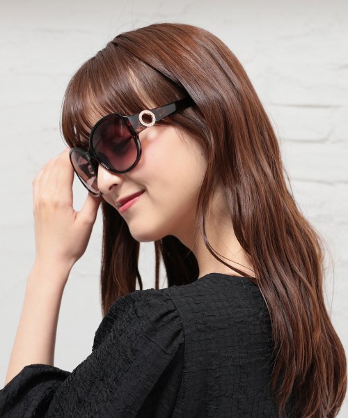 Honeys(ハニーズ)/プラメタルリングサングラス 眼鏡 サングラス ファッション眼鏡 カラーレンズ /img07