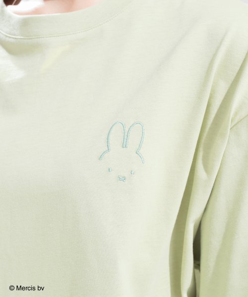 Honeys(ハニーズ)/ミッフィー／ゆるＴシャツ トップス Tシャツ レディース 白 半袖 ゆったり UVカット /img32