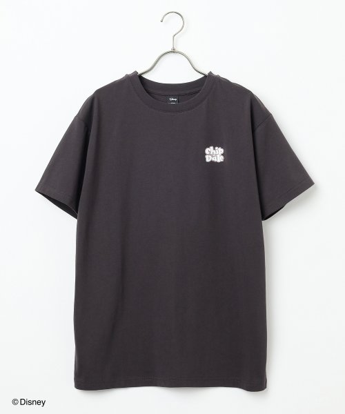 Honeys(ハニーズ)/ディズニー／ゆるＴシャツ トップス Tシャツ カットソー 半袖 ロゴ バックプリント /img10